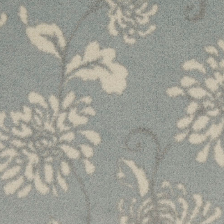 Milliken Carpets Grand Fleur Blue Bonnet