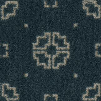 Milliken Carpets Asian Ornament Empire Blue