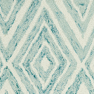 Couristan Carpets Fire Diamonds Turquoise Couristan