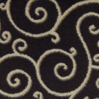 Milliken Carpets Traces Velvet Black